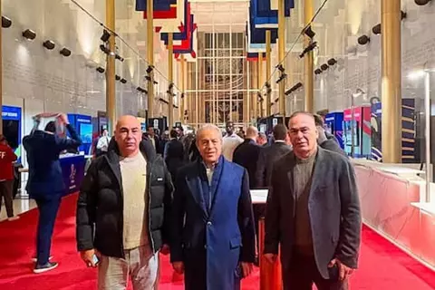 وصول حسام وإبراهيم حسن لحفل سحب قرعة كأس العالم 2026